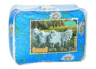 Одеяло шерстяное евро 