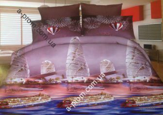 Постельный комплект двойной Comfort Lux - 3D (арт. 15027)